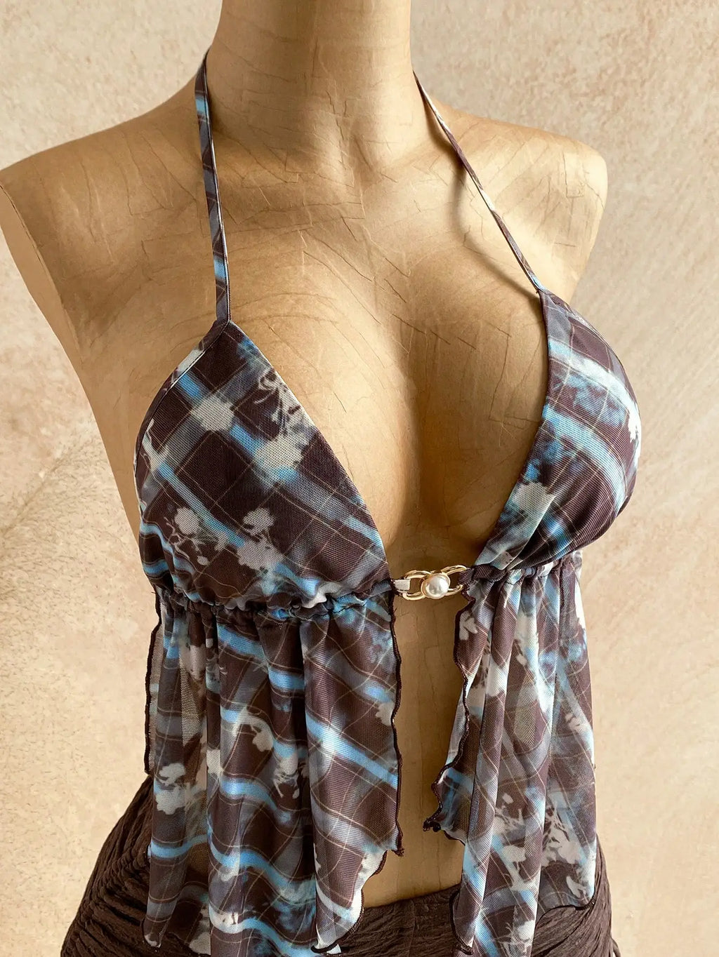 Summer New Women'S Camisole Fashion Clubwear Party Beach Female Halter Top Sexy Cardigan Backless See through Mesh Knitted Vest